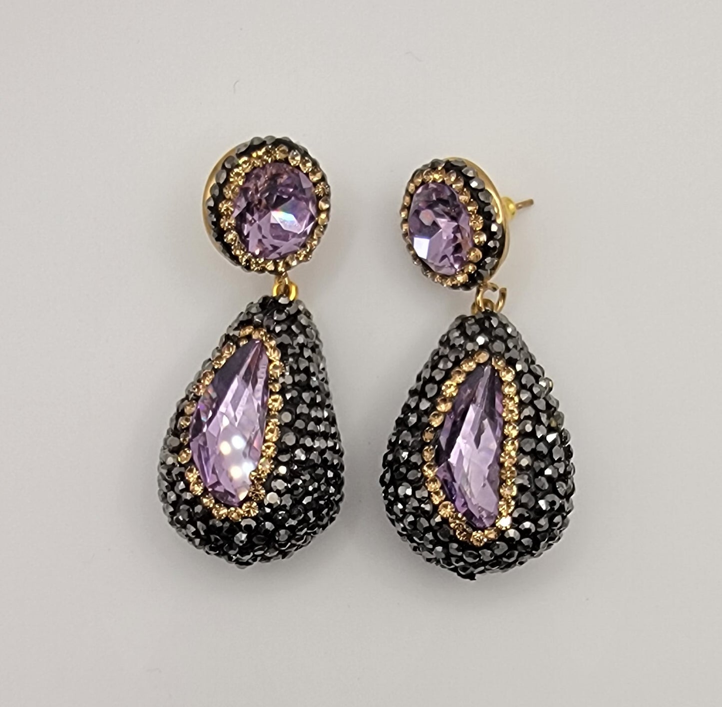 NANO Stone Pendant Earrings