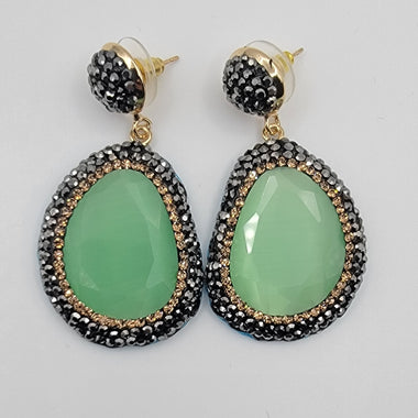 MYRA Stone Pendant Earrings