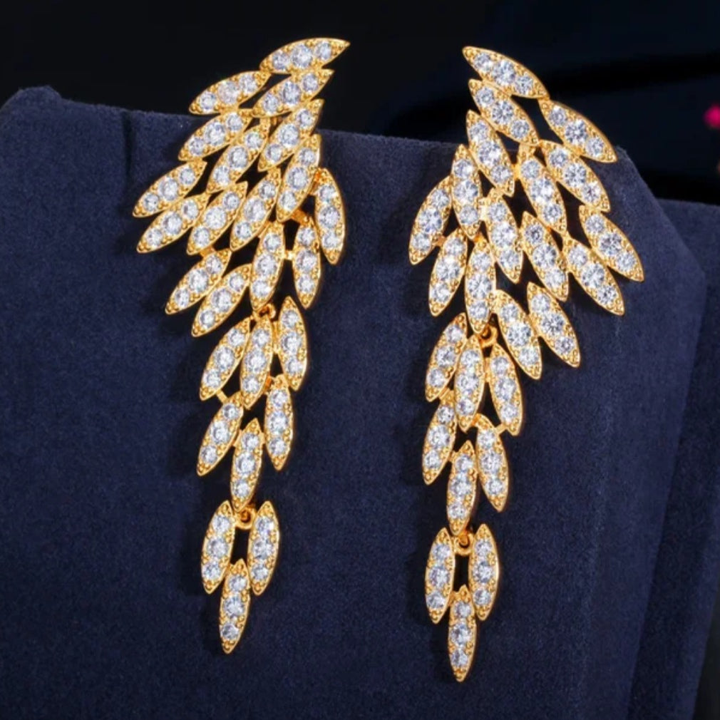 NYSA Feather Earrings - Zoha Los Angeles