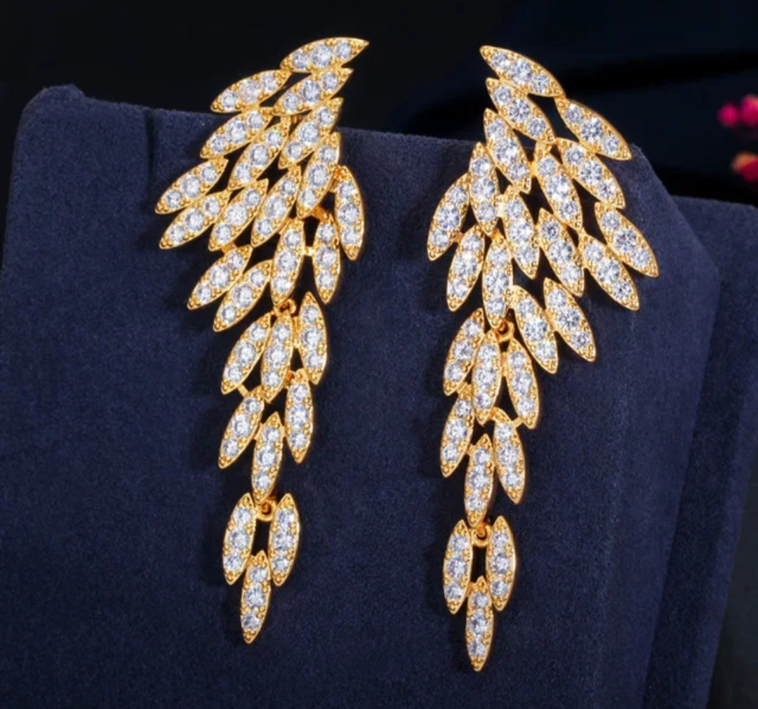 NYSA Feather Earrings - Zoha Los Angeles
