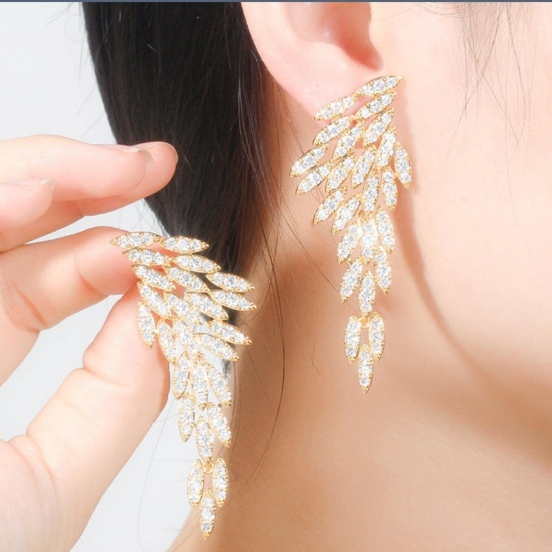 NYSA Feather Earrings - Zoha Los Angeles
