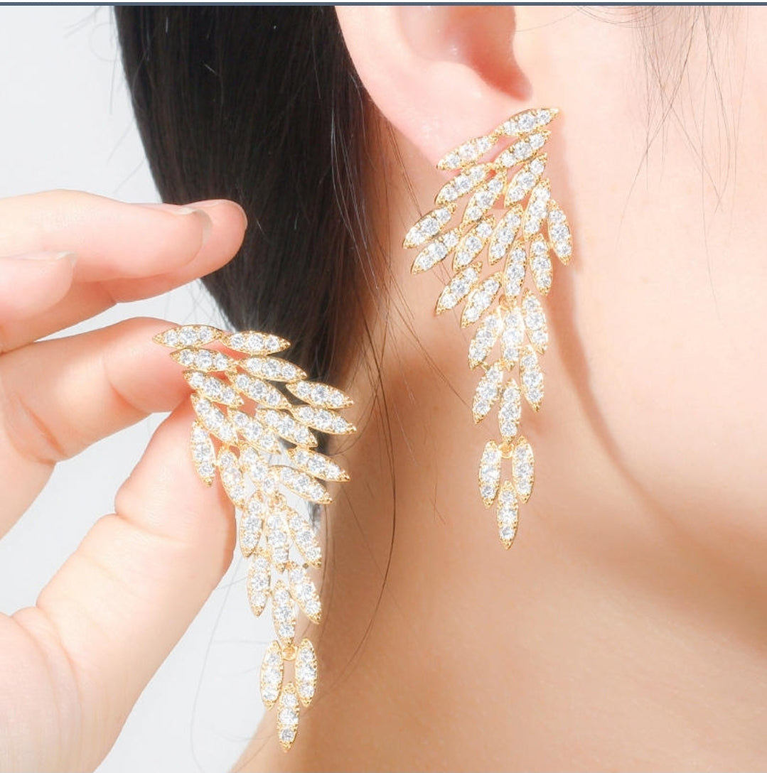 NYSA Feather Earrings - Zoha Los Angeles