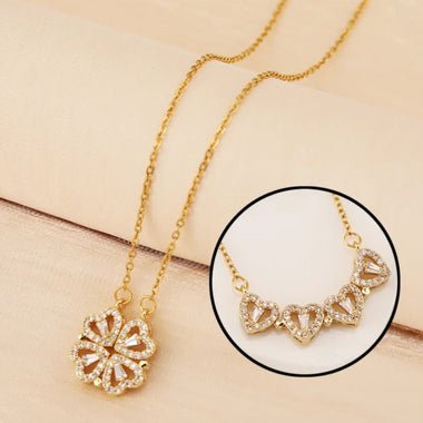 AMANDA Open Close Heart Necklace