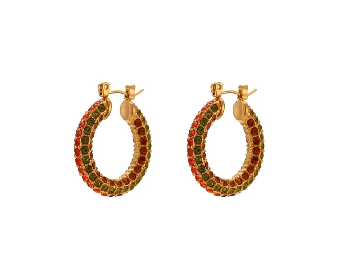 ZAHRA Hoop Earrings - Zoha Los Angeles