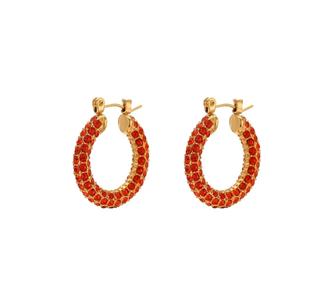 ZAHRA Hoop Earrings - Zoha Los Angeles