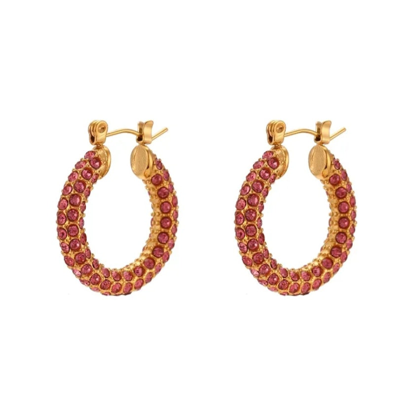 ZAHRA Hoop Earrings - Zoha Los Angeles