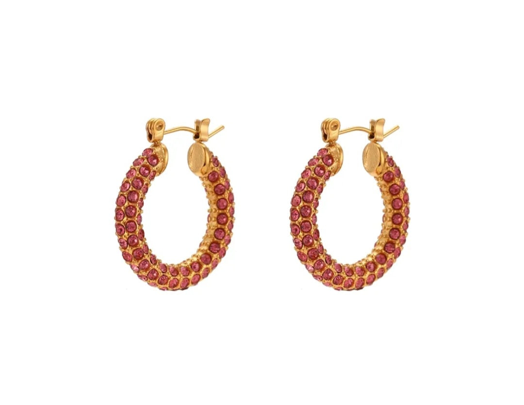 ZAHRA Hoop Earrings - Zoha Los Angeles