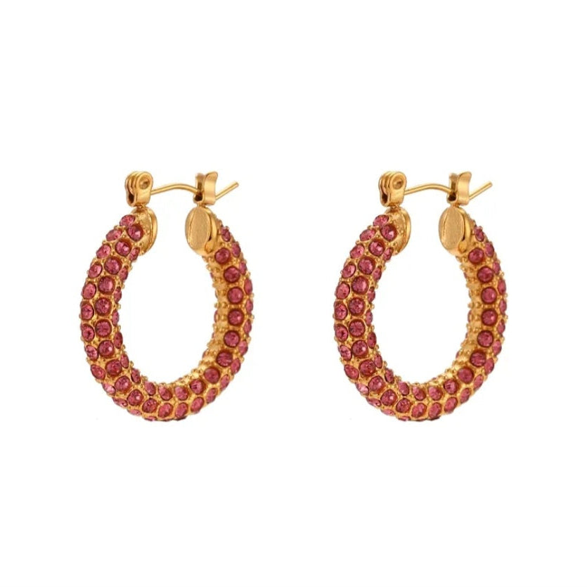 ZAHRA Hoop Earrings - Zoha Los Angeles
