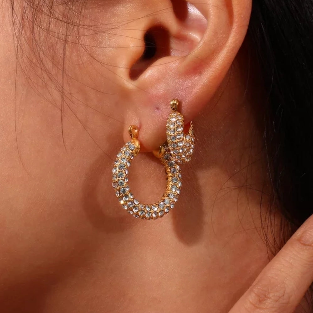 ZAHRA Hoop Earrings - Zoha Los Angeles