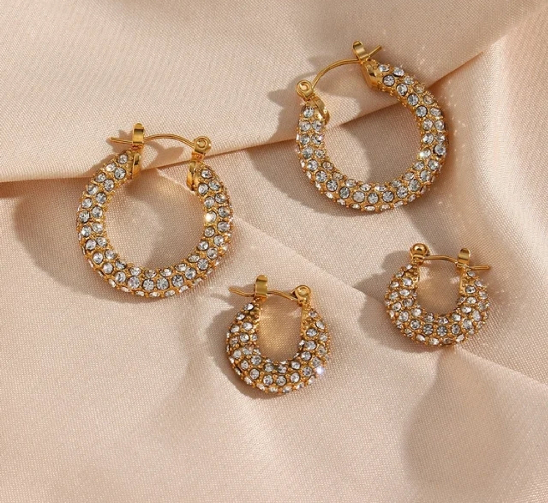 ZAHRA Hoop Earrings - Zoha Los Angeles