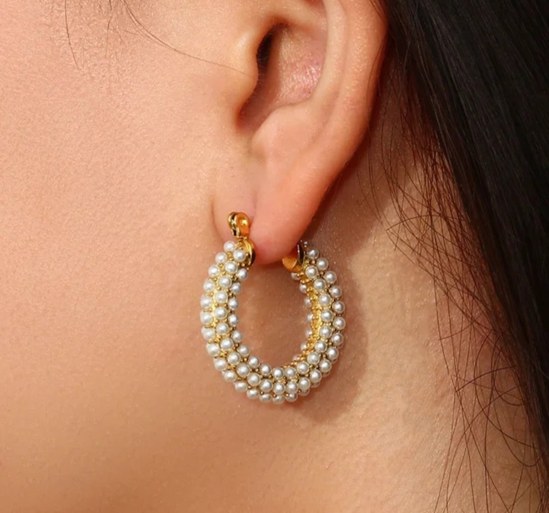 ZAHRA Hoop Earrings - Zoha Los Angeles