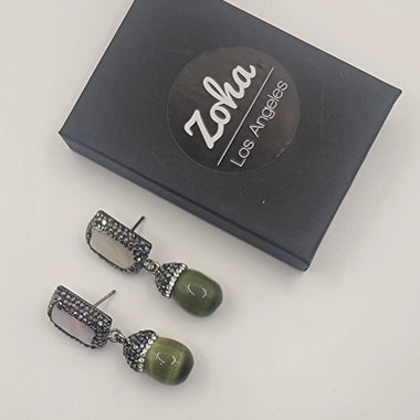 NOOR Stone Drop Earrings