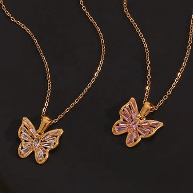 KATRINA Butterfly Necklace - Zoha Los Angeles