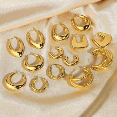 GABBY Hoop Earrings - Zoha Los Angeles