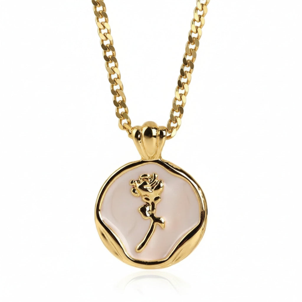 ROSE Shell Necklace - Zoha Los Angeles