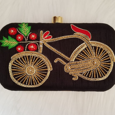 Embroidered Clutch - Zoha Los Angeles