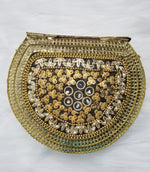 Mosaic Brass Bag - Zoha Los Angeles