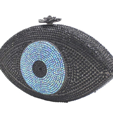 Black Evil Eye Clutch - Zoha Los Angeles