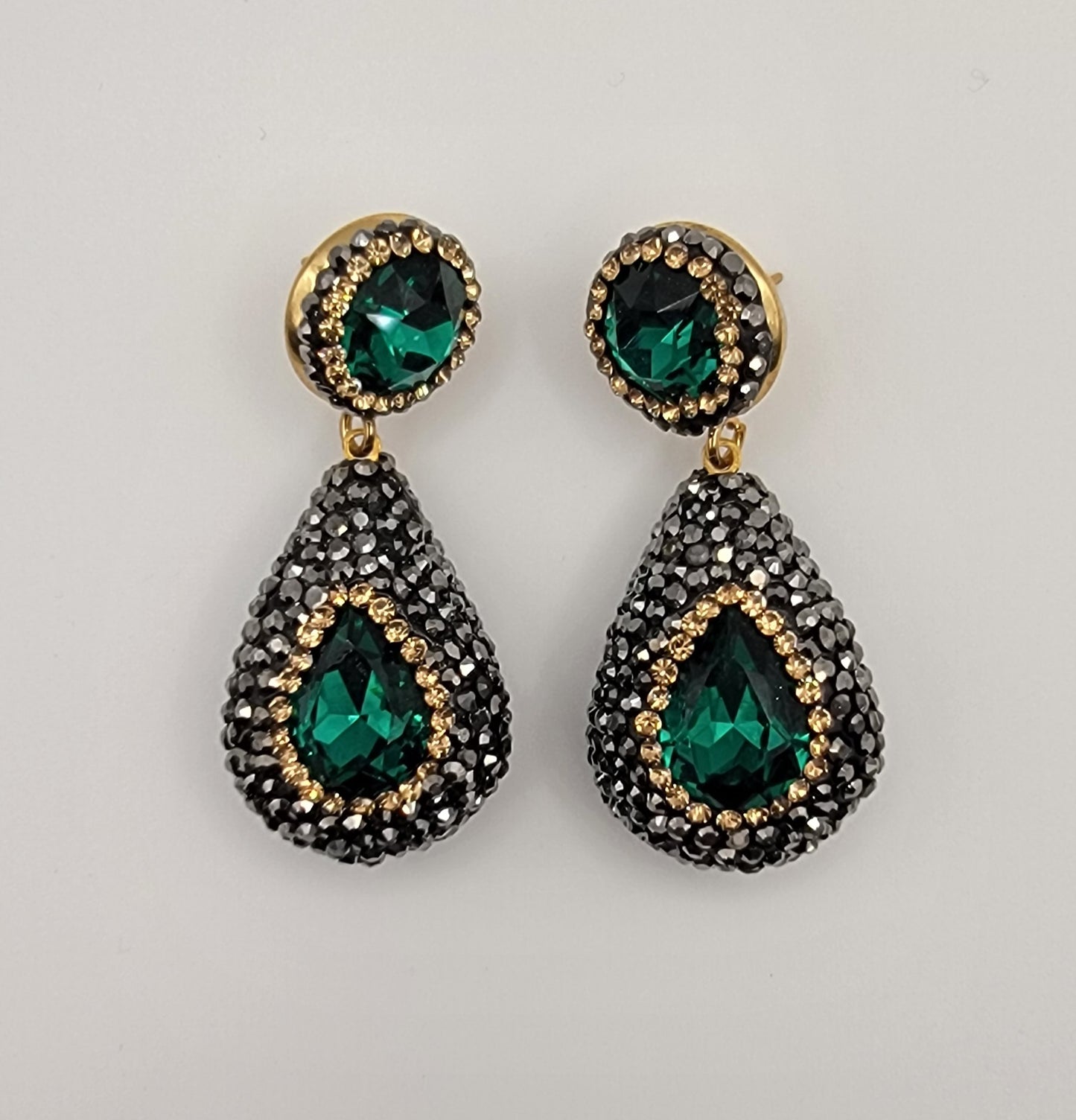 NANO Stone Pendant Earrings