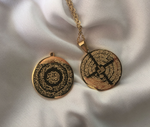 4 Quls and Ayatul Kursi Double-sided Necklace