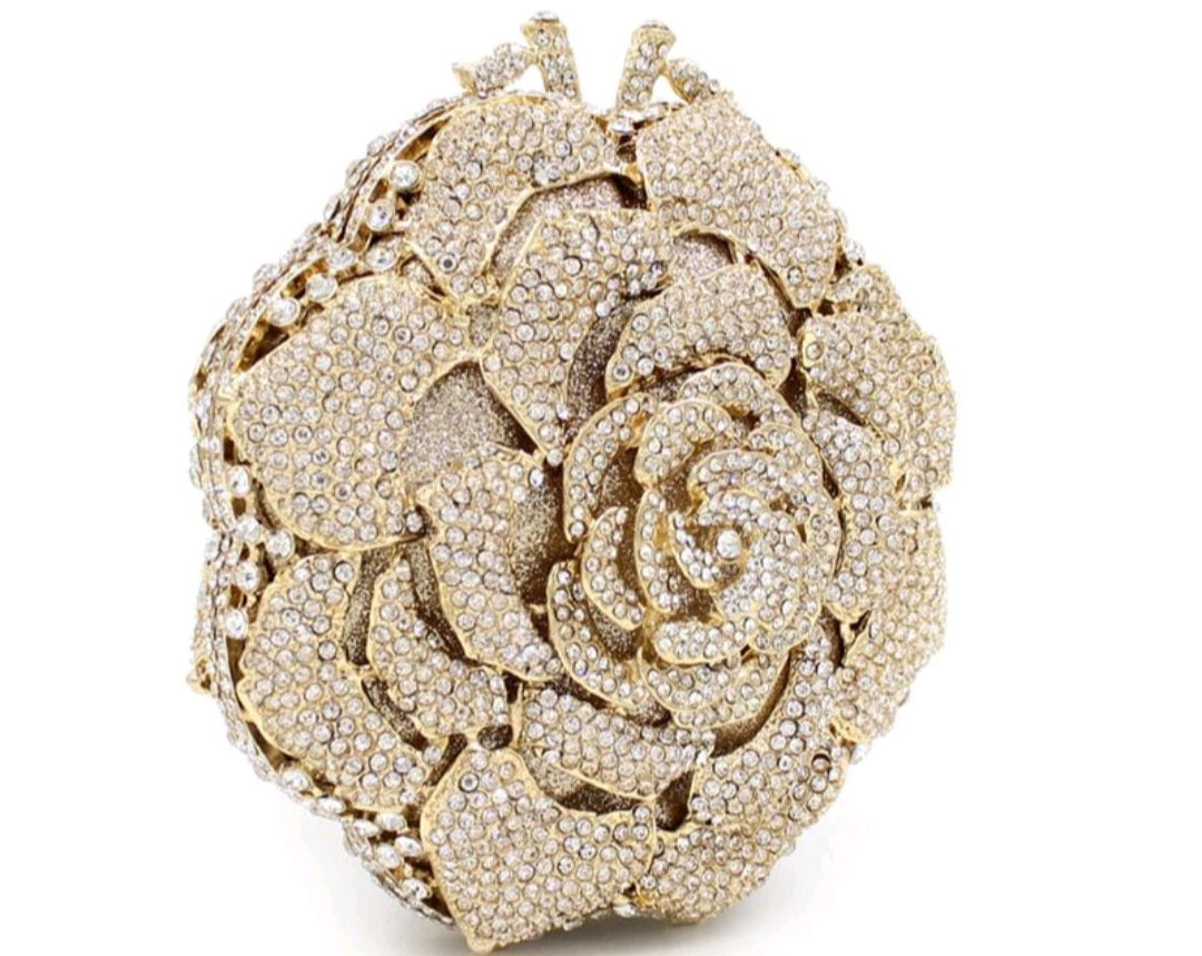 AMINA Flower Clutch