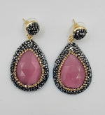 NURA - Stone Pendant Earrings