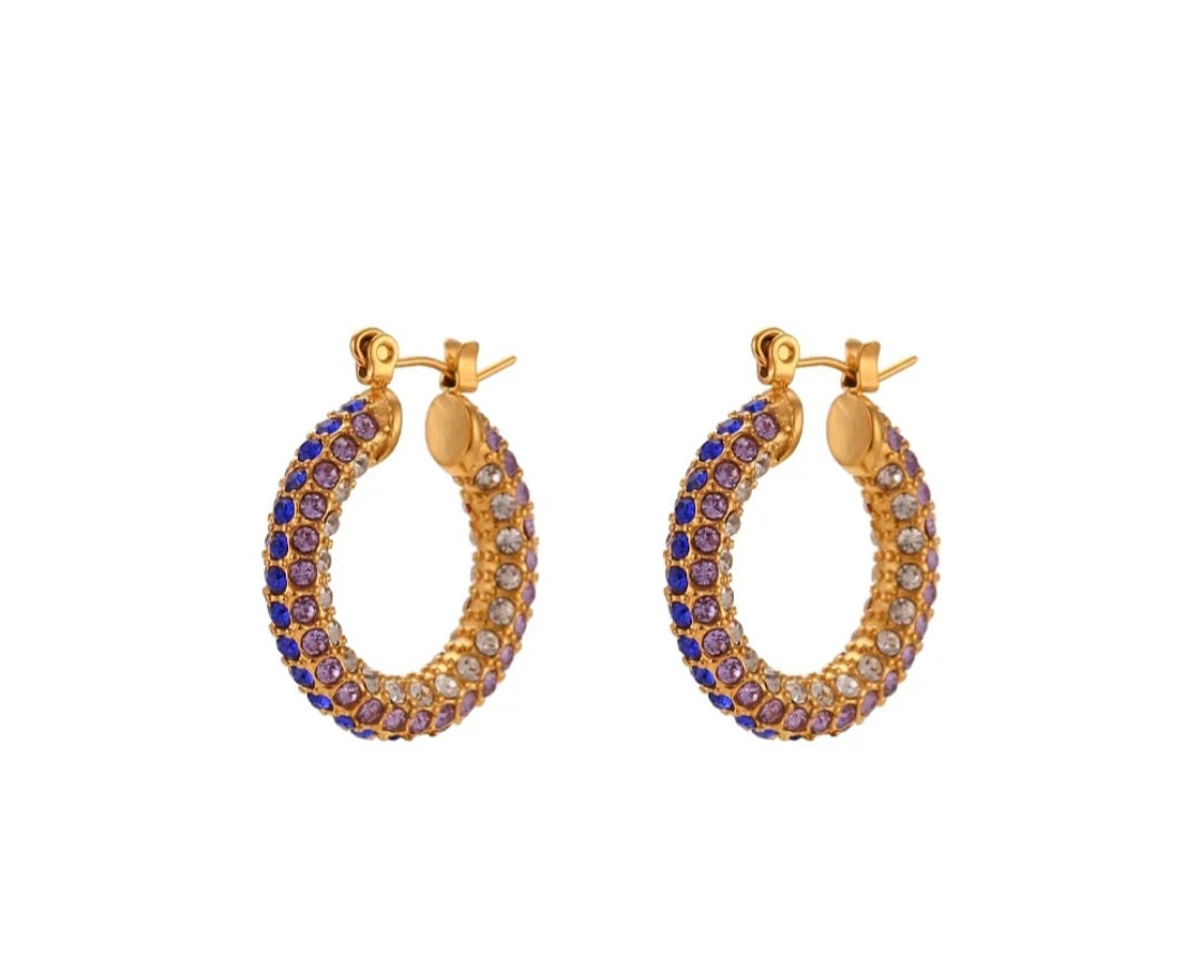ZAHRA Hoop Earrings - Zoha Los Angeles