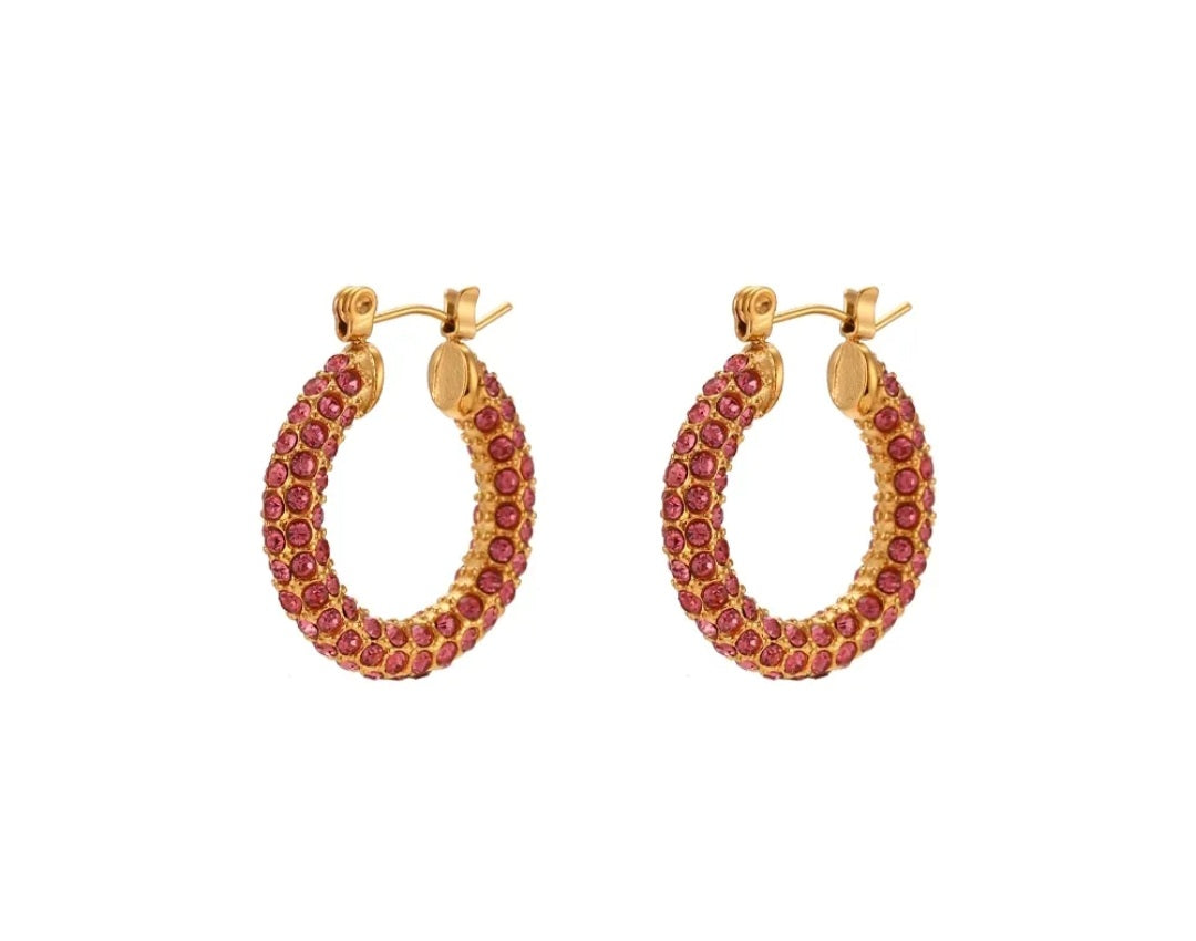 ZAHRA Hoop Earrings - Zoha Los Angeles