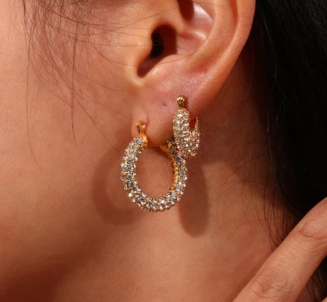 ZAHRA Hoop Earrings - Zoha Los Angeles