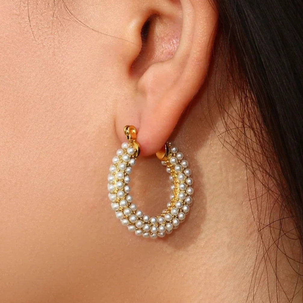 ZAHRA Hoop Earrings - Zoha Los Angeles