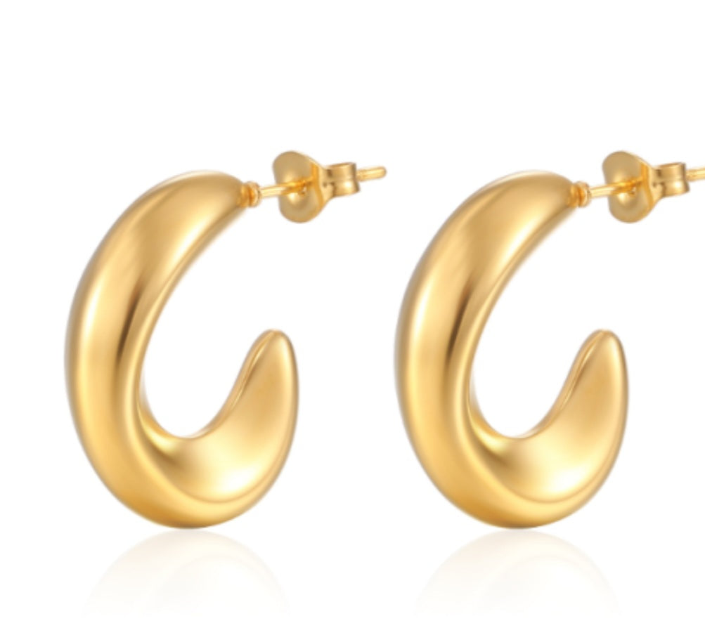 MYRA Hoop Earrings - Zoha Los Angeles