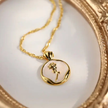 ROSE Shell Necklace - Zoha Los Angeles