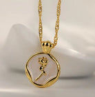 ROSE Shell Necklace - Zoha Los Angeles
