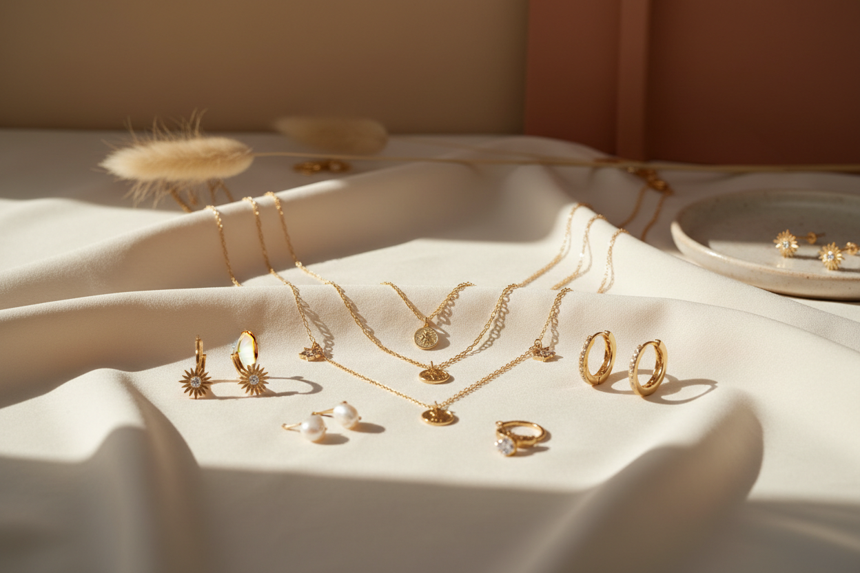Jewelry Flat Lay