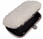 White Pearl Clutch - Zoha Los Angeles