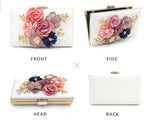 White Flower Clutch - Zoha Los Angeles