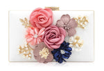 White Flower Clutch - Zoha Los Angeles