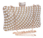 Pearl Gold Clutch - Zoha Los Angeles