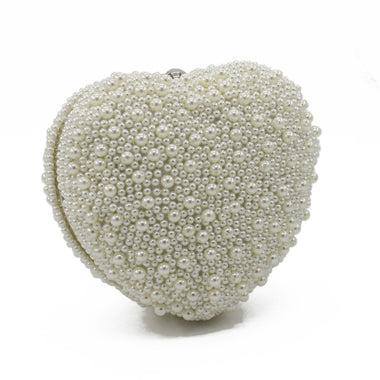 White Pearl Clutch - Zoha Los Angeles