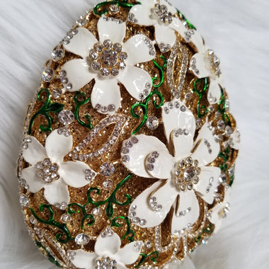 Dazzling Green Crystal Luxury Clutch - Zoha Los Angeles