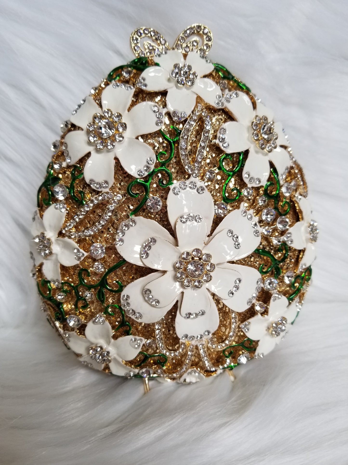 Dazzling Green Crystal Luxury Clutch - Zoha Los Angeles