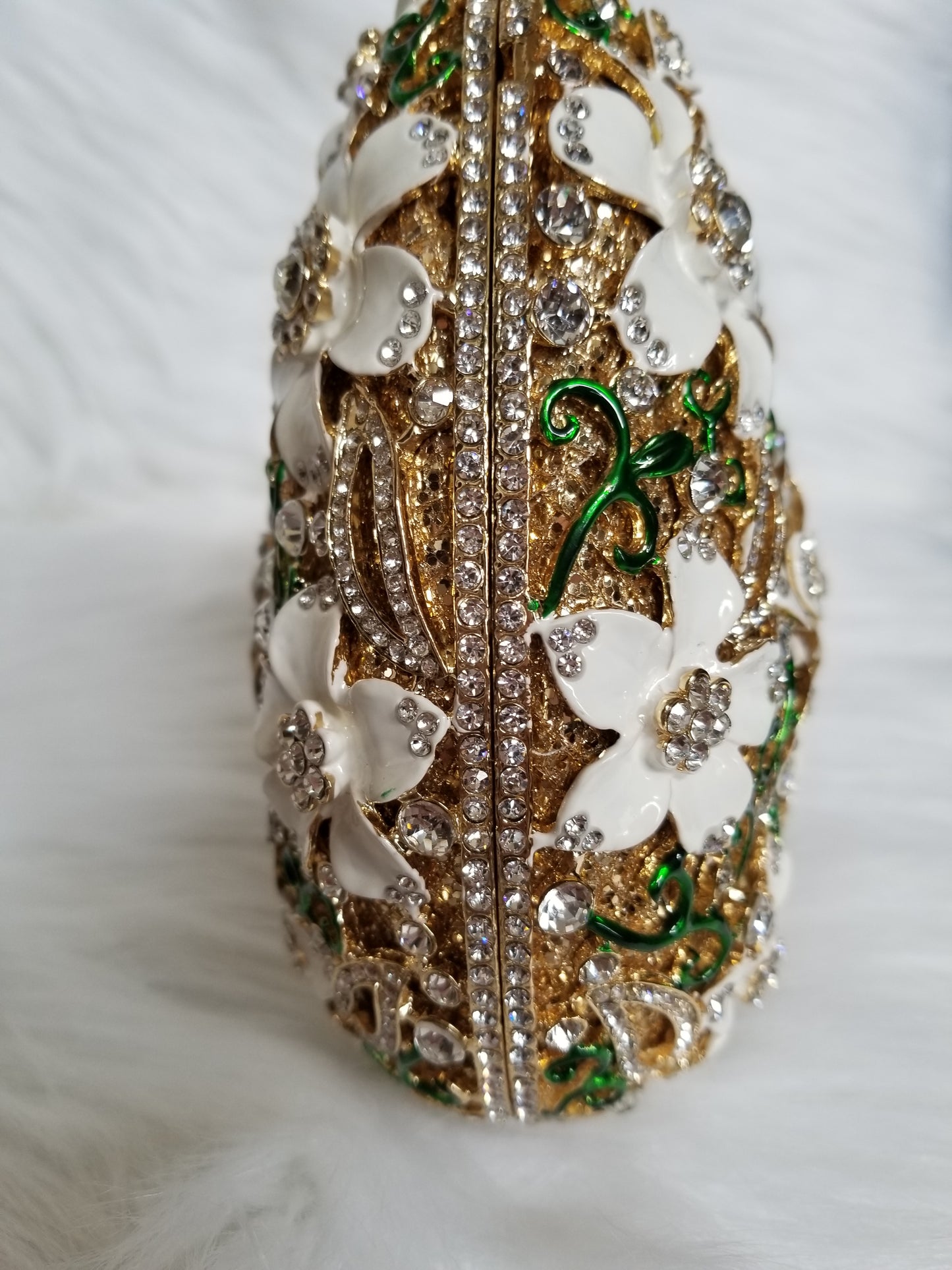 Dazzling Green Crystal Luxury Clutch - Zoha Los Angeles