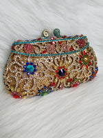 Gold Luxury Clutch - Zoha Los Angeles