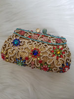 Gold Luxury Clutch - Zoha Los Angeles