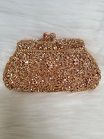 Champagne Luxury Clutch - Zoha Los Angeles