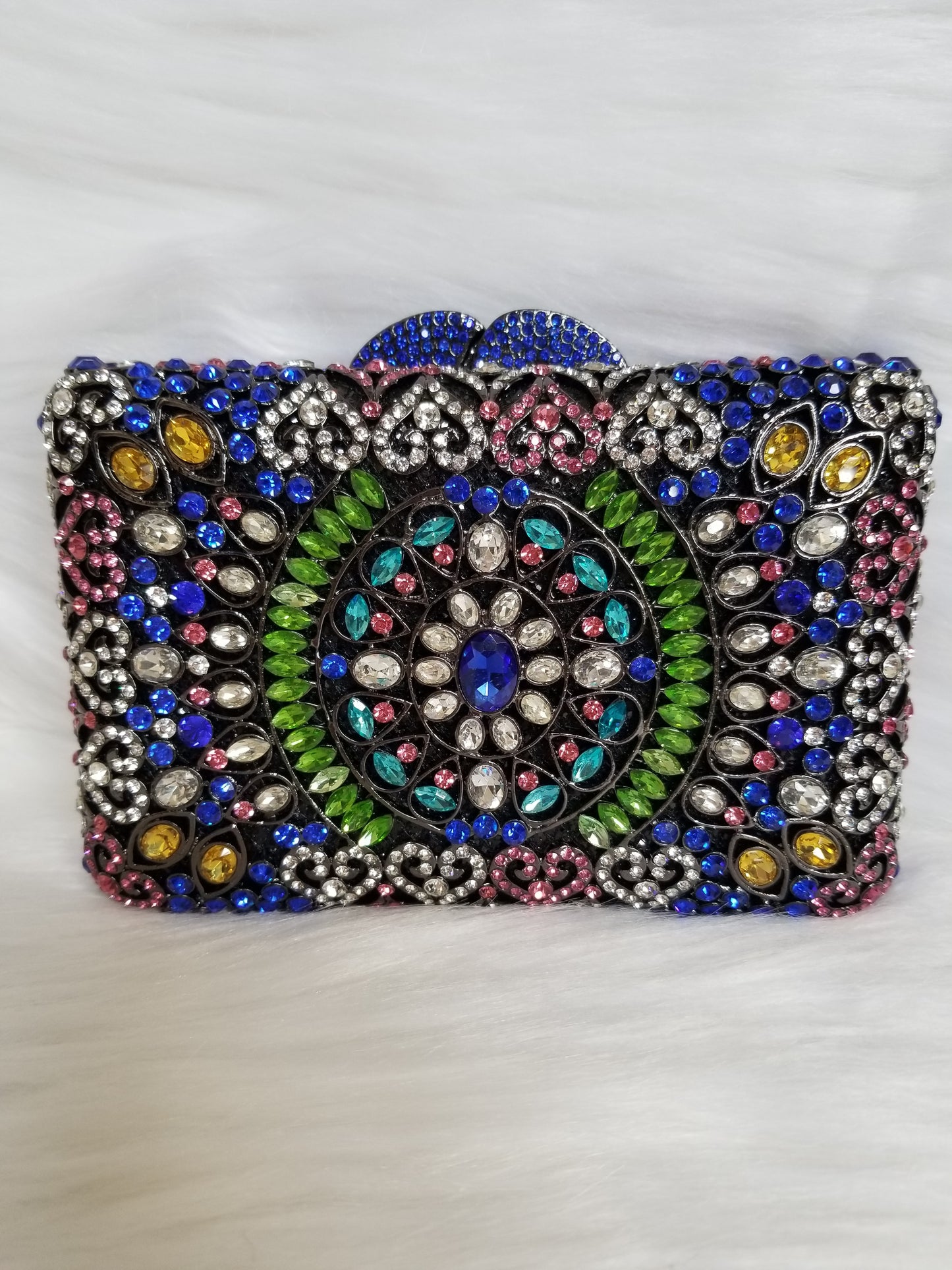 Crystal Luxury Clutch - Zoha Los Angeles