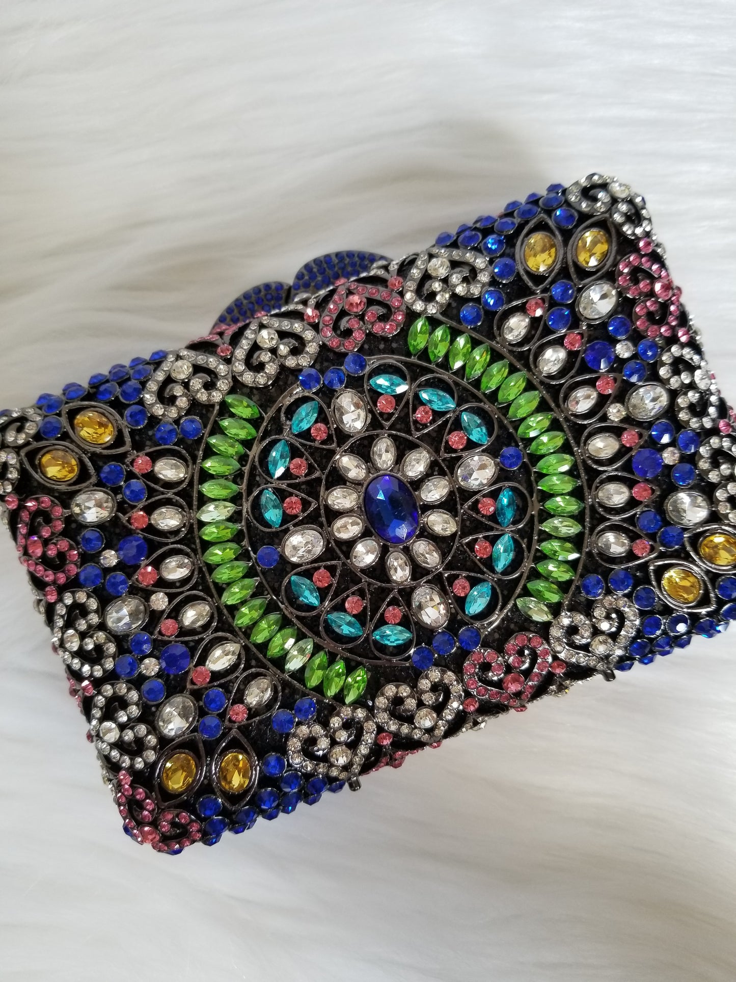 Crystal Luxury Clutch - Zoha Los Angeles