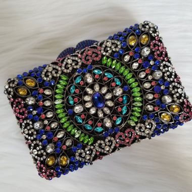 Crystal Luxury Clutch - Zoha Los Angeles