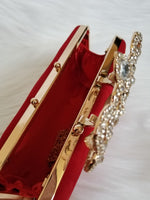 Red Velvet Clutch - Zoha Los Angeles