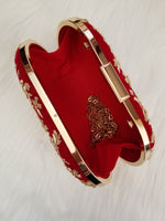 Red Bridal Clutch - Zoha Los Angeles